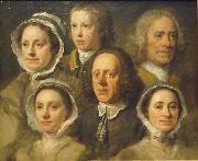 Heads of Six of Hogarth's Servants